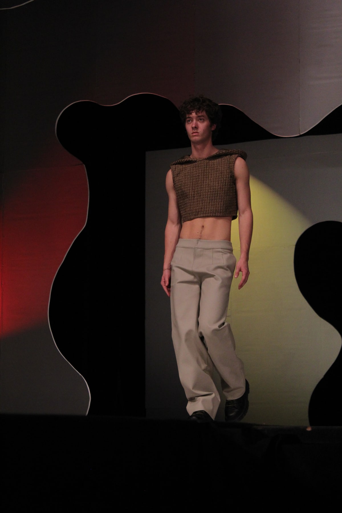 Runway walk — low angle, crop I